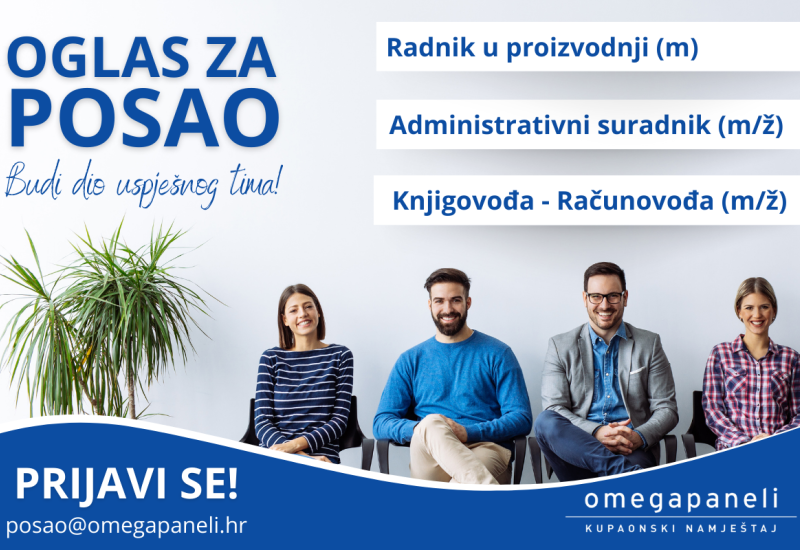 Omega paneli d.o.o. Mostar širi tim i traži novu radnu snagu